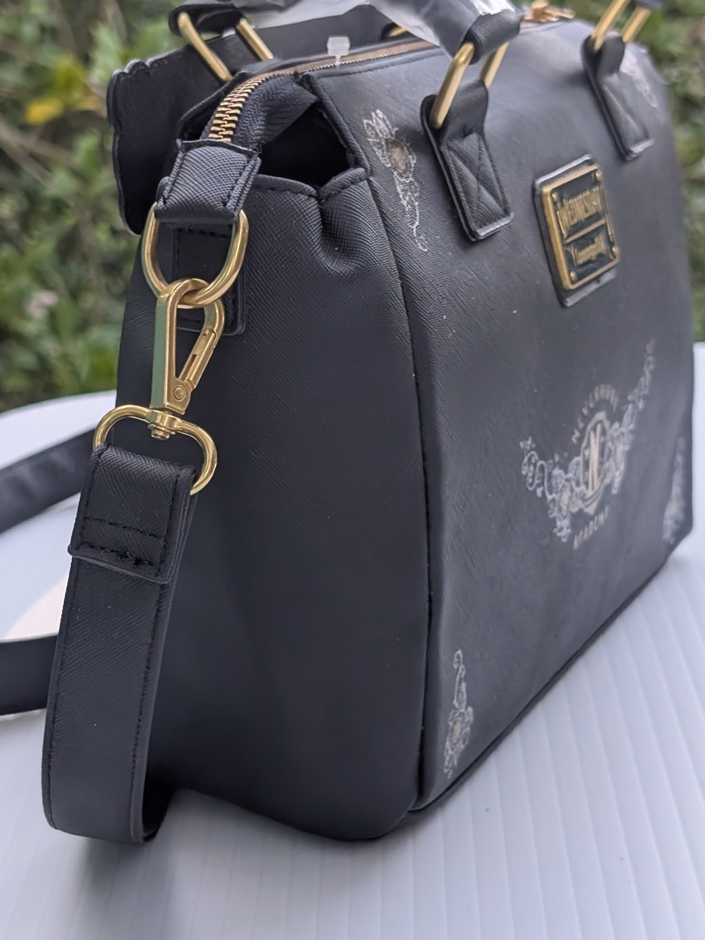 *NWT* Loungefly "Wednesday" Black Typewriter Handbag - Picture 4 of 16